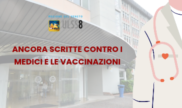 ancora scritte contro i medici e le vaccinazioni